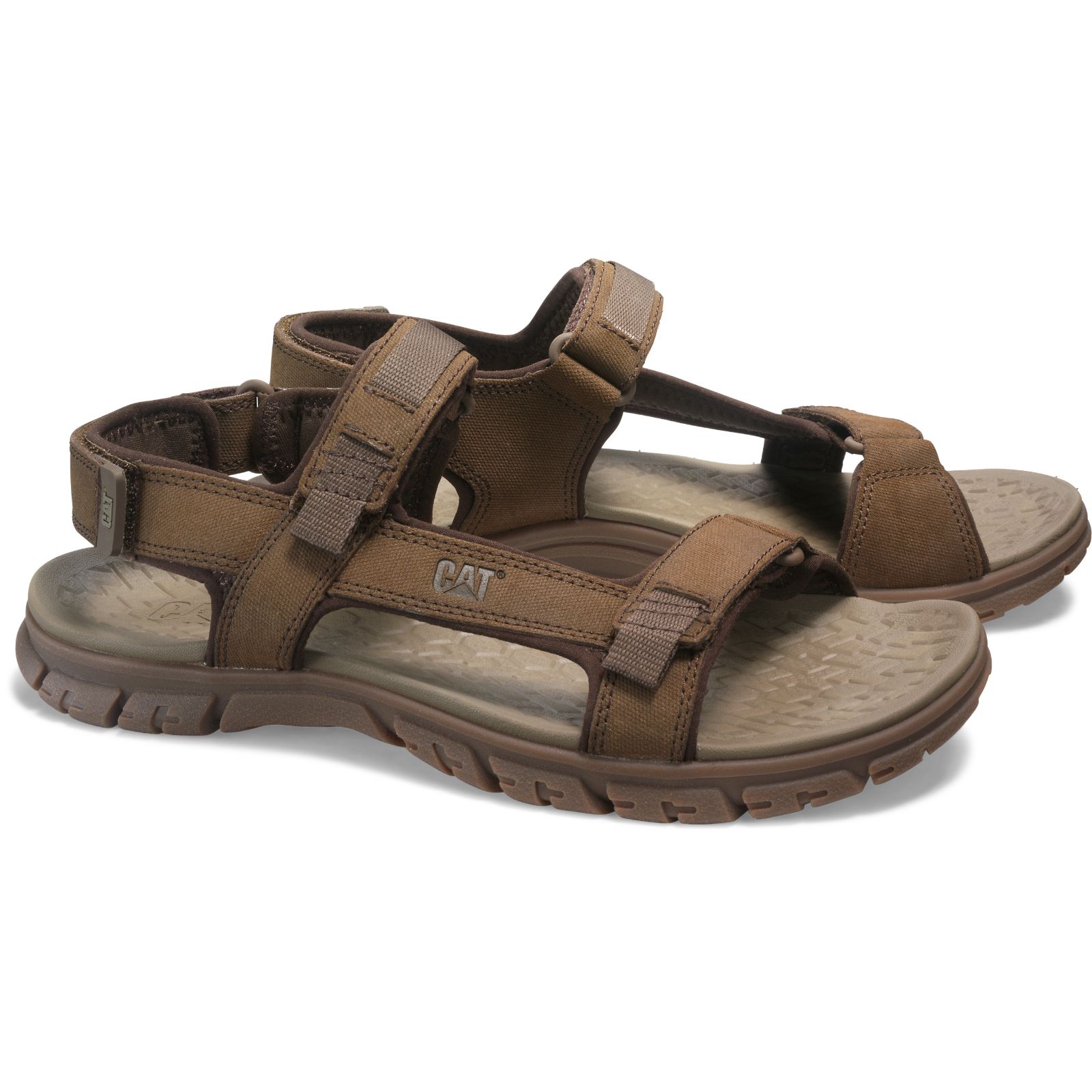 Caterpillar Shoes South Africa - Cat Men's Atchison Sandals Brown VD1620875